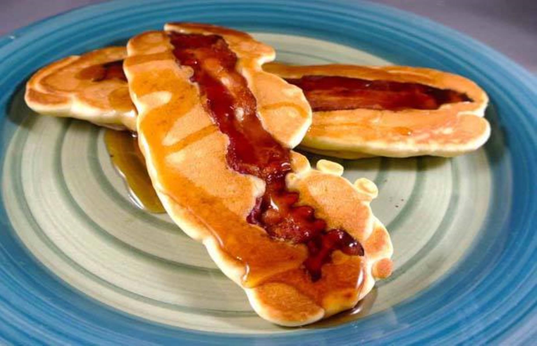 Make the ultimate bacon pancake